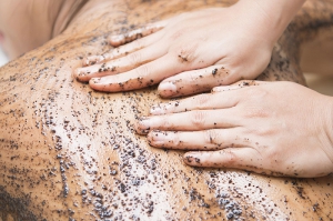 Coconut body scrub            